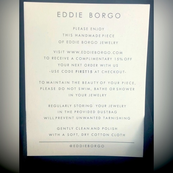 EDDIE BORGO Supra Chain Chunky Link 12K Gold Vermeil Earrings With Dust Bag - Picture 7 of 8